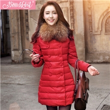 2013冬季新款修身中长款甜美羽绒服棉服女装外套