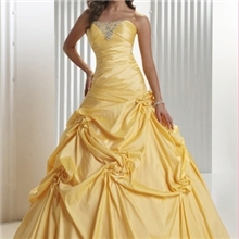 供应新款抓褶外单抹胸绑带花朵廉价畅销流行时尚优雅蓬蓬裙礼