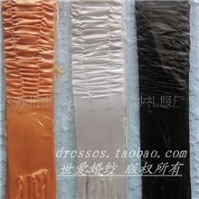 批发婚纱手套婚礼手套结婚手套绸缎演出手套影楼手套ST123