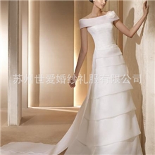 2012新款weddingdress高档外贸婚纱纯美Alcolea