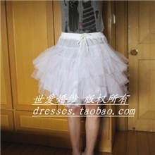 热销芭蕾舞无骨小裙撑硬网裙撑短款婚纱裙撑ST182
