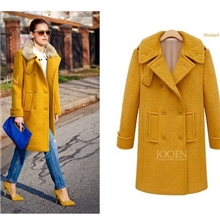 zara女装秋冬装新品韩版中长款羊毛呢料大衣女士风衣毛呢外套女潮