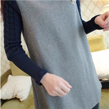 2013新款清新韩国风复古麻花袖内敛气质呢外套A20