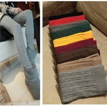 2013秋冬必备复古别致麻花显瘦毛线打底裤X19