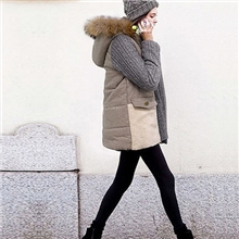 2013新款欧美风毛领加厚大码棉袄胖MM连帽中长款棉衣棉服外套女