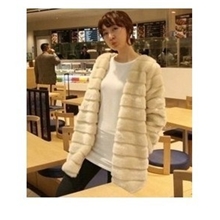 2013秋冬新款韩版新款仿皮草毛毛外套中长款长袖开衫大衣