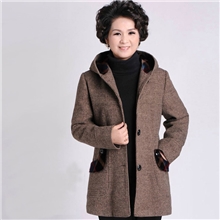 批发2013中老年女装毛呢外套大码时尚外套爆款妈妈装羊毛呢大衣