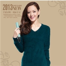 2013秋冬新款女式V圆领貂绒衫羊绒衫批发打底衫多种颜色可选毛衣