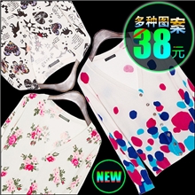 2013秋季新款韩版V领印花针织衫长袖毛衫女开衫