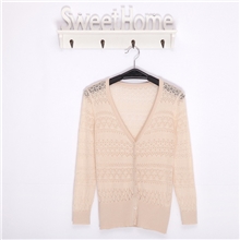 2013夏季开衫新款针织衫镂空中袖防晒衣批发女装空调衫厂家供应