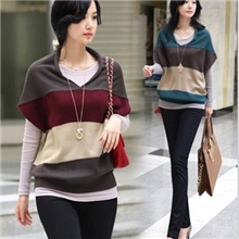 2013新款秋装条纹针织衫6869