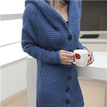 2013冬款新品女装毛衣批发韩版元宝针中长款开衫加绒毛衣外套加厚