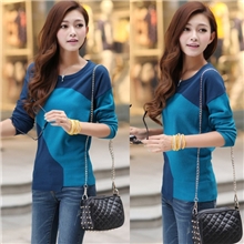 淘宝网店秋装季圆领羊毛打底外套简约高档针织衫厂家批发长袖毛衣