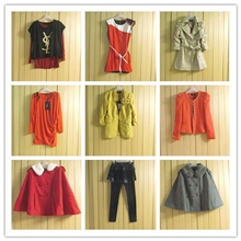 外贸女装清仓品牌份货秋装外套大衣风衣尾货特价混批包邮