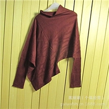 外贸尾货批发时尚个性原创不规则长袖套头衫