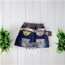 8.50元特惠童牛仔短裙热卖中童装短裙直销便宜出售(No.112H)