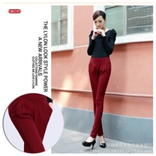 韩版高腰休闲哈伦裤女潮大码秋冬款女裤长裤时尚高档显瘦有特大码