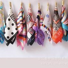 掌柜推荐韩版多色女士小方巾职业百搭精美小丝巾