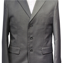 休闲时尚男式长袖男式长袖三颗扣西服套装正装男士工作装