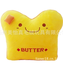 工厂直销加厚型超饱满面包靠垫温泉馒头靠垫毛绒玩具家居抱枕