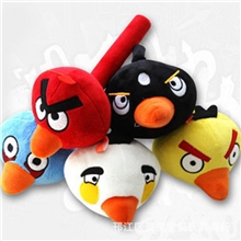 毛绒玩具愤怒的小鸟敲背发声音乐锤便便锤结婚儿童生日婚庆礼物品