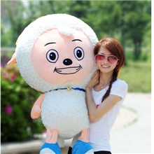 批发喜羊羊懒洋洋公仔美羊羊大娃娃超大号喜洋洋毛绒玩具儿童礼物