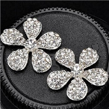 五瓣花/五叶花/手机美容配件批发/手机diy材料包/合金饰品工厂