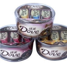 德芙碗装新包装加量2块不加价香浓黑巧、什锦装、丝滑牛奶