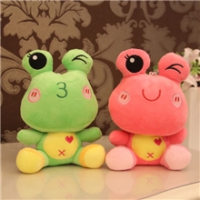 快乐正品青蛙王子录音娃娃可爱卡通青蛙录音公仔批发