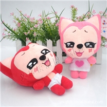 25秒录音公仔情侣阿狸录音娃娃毛绒玩具义乌玩具淘宝热卖