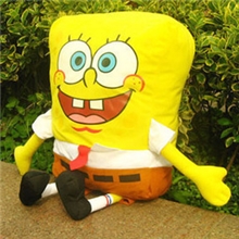 特价批发卡通海绵宝宝玩偶毛绒玩具公仔生日节日礼物情侣送人