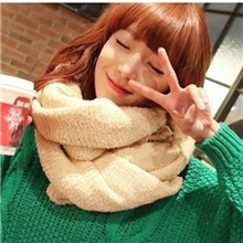 2013韩版新款仿羊羔绒围巾冬季时尚保暖舒适羊羔绒围巾围脖批发