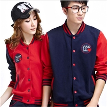 2013情侣装男女运动套装抓绒卫衣套装男女棒球服/学生班服混批