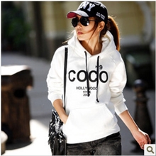 Q8033韩版秋冬新款女装COCO抓绒宽松长袖上衣大码女卫衣批发代发