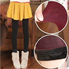 秋冬季打底裤女加厚保暖裤踩脚七彩棉裤加绒显瘦大码潮外穿长裤潮
