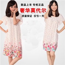 清仓秒杀2013淘宝爆款莫代尔孕妇睡裙加大码加肥睡衣批发