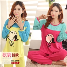 13秋冬新款睡衣厂家直销套装家居服纯棉质韩版