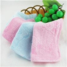 厂家批发卡通动物提花纯棉方巾手帕批发100%全棉小孩口水巾