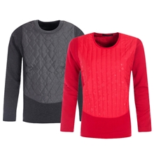 高档羽绒保暖内衣超保暖男女时尚加厚不倒绒抗起球保暖套装批发