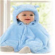 【丽婴莱】宝宝斗篷披风儿童披风披肩婴儿抱毯超保暖斗篷披风