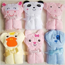 外贸momscare卡通浴巾批发儿童造型浴巾婴儿纯棉毛巾