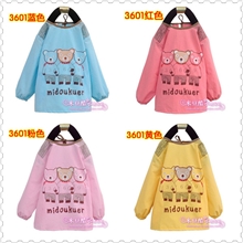 13年首发米豆酷尔加大版系带TC布防水罩衣反穿衣批发3601熊仔