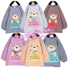 厂家直销米豆酷尔0218围巾熊泡泡纱系带防水罩衣90-110