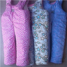 新款儿童棉裤宝宝棉裤冬款儿童背带裤加厚纯棉婴儿背带裤开档裤