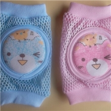 米豆酷尔夏季婴儿爬行护膝婴儿护膝带网眼透气护肘外出必备