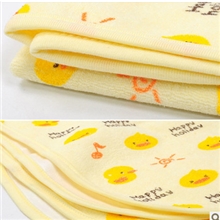 西松屋尿垫小鸭尿垫纯棉隔尿垫防水尿垫搭配尿布尿裤尿布扣使用