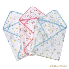 『荐』热销夏款西松-屋四层纱布婴儿包巾抱毯抱被浴巾多用毯