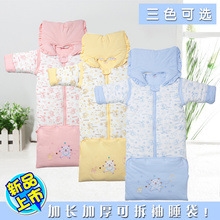 【热销】纯棉儿童宝宝婴儿成长睡袋秋冬款