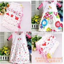 童裙夏季童装无袖连衣裙公主裙卡特2节裙子大号童装裙批发0.07