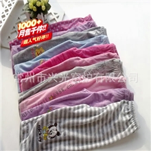 天鹅绒宝宝秋裤两用档长裤(2-3岁）均码50cm左右不收口宝宝裤80g